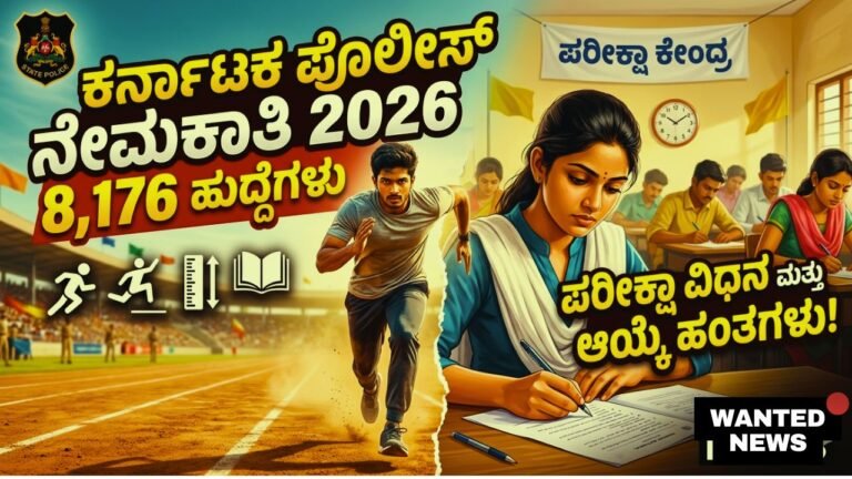 ಕರ್ನಾಟಕ ಪೊಲೀಸ್ ನೇಮಕಾತಿ 2026