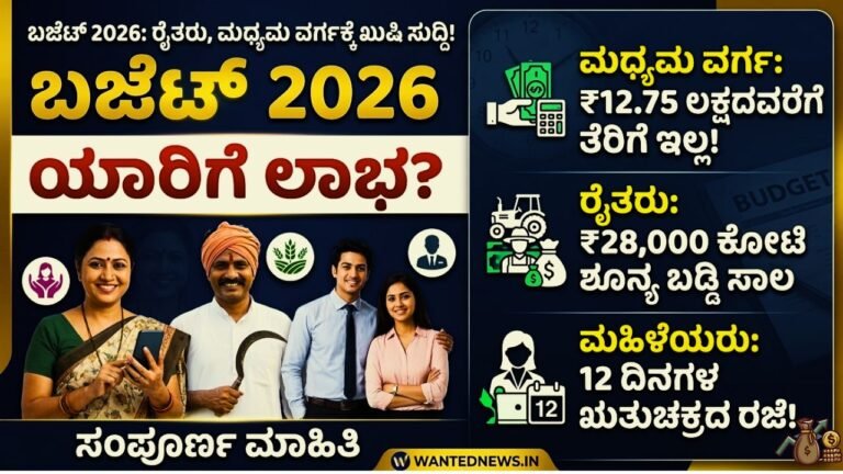 ಬಜೆಟ್ 2026 ಹೈಲೈಟ್ಸ್
